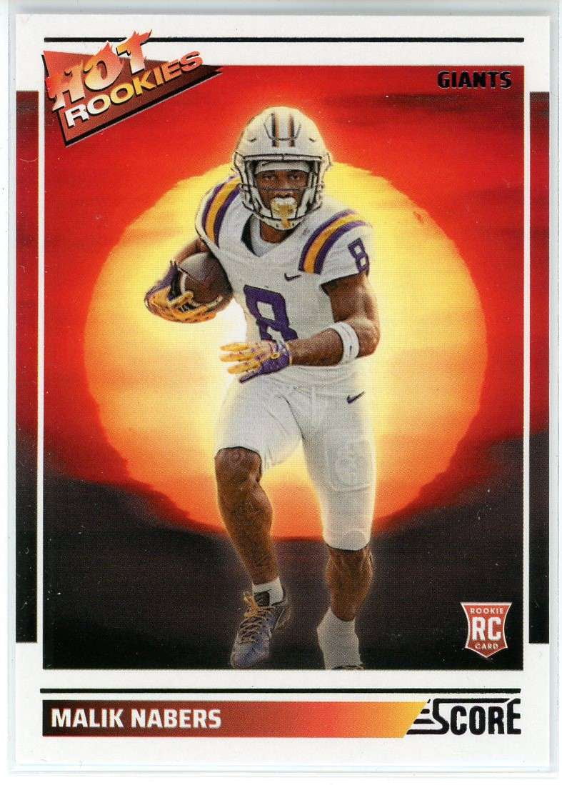 Carte De Collection NFL 2024 - Malik Nabers Rookies & Stars Gold /25 - New York Giants