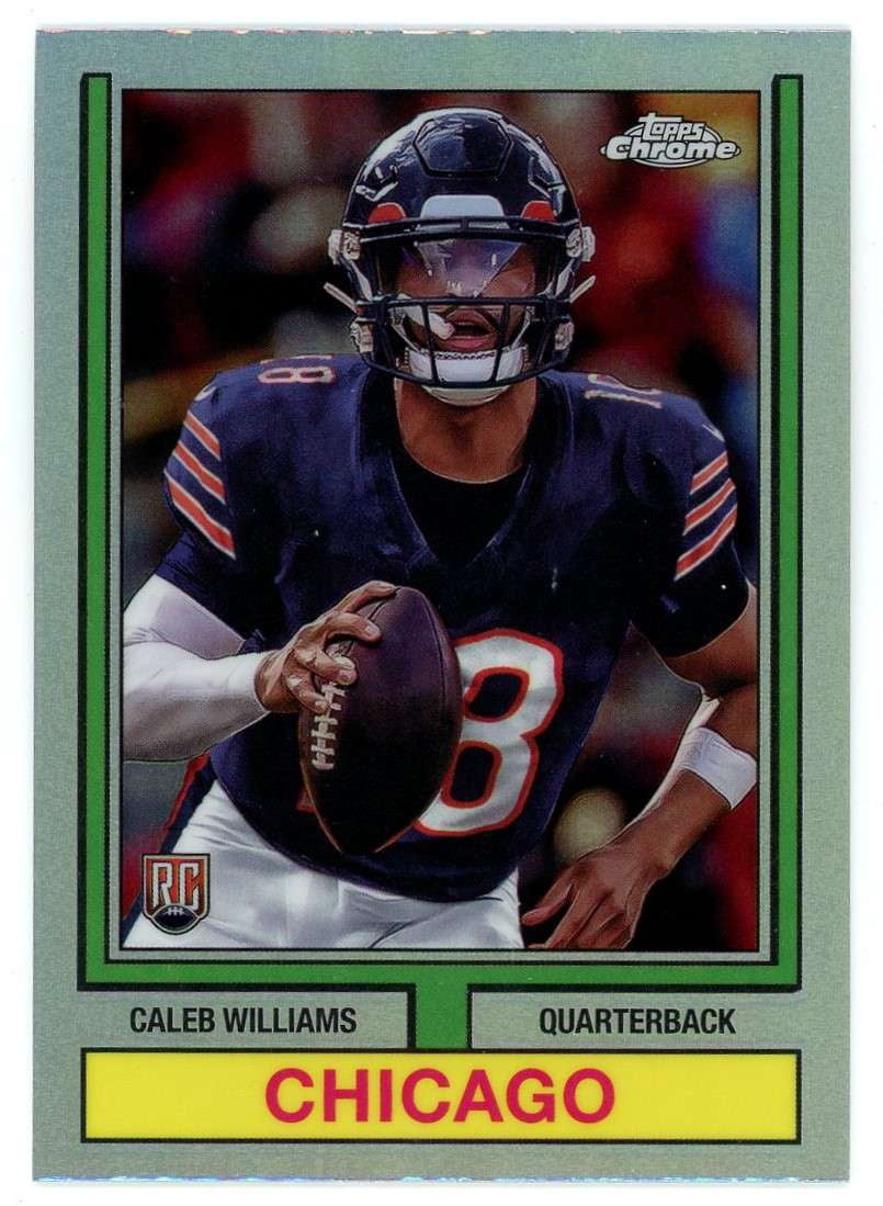 NFL 2024 Topps Chrome Football 1974 Topps Football Refractor Caleb