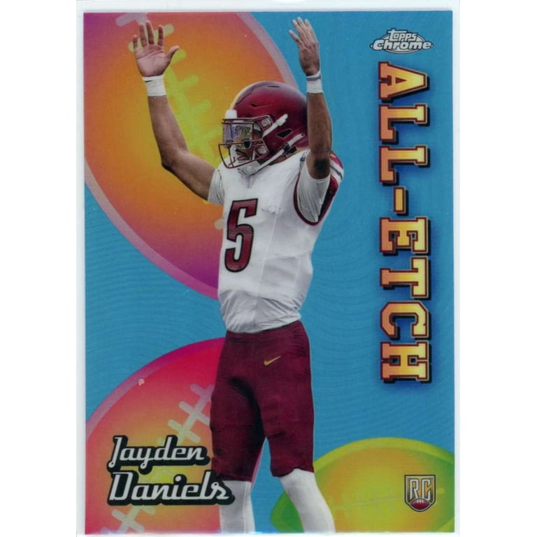 NFL 2024 Topps Chrome Football All Etch Refractor Jayden Daniels