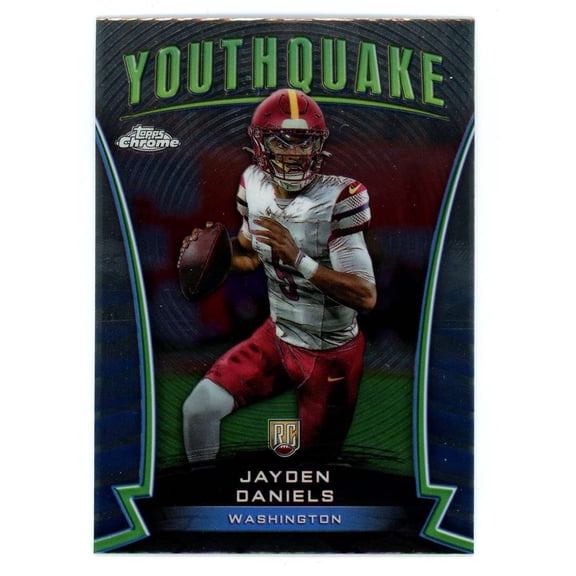 NFL 2024 Topps Chrome Football Youthquake Jayden Daniels Y-3 (Rookie)
