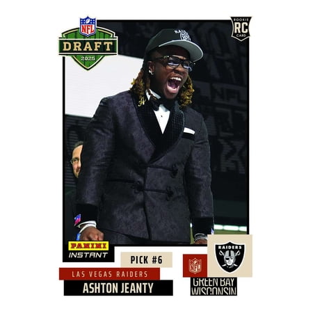 NFL 2025 Instant Draft Night Football Ashton Jeanty #6 (Rookie)