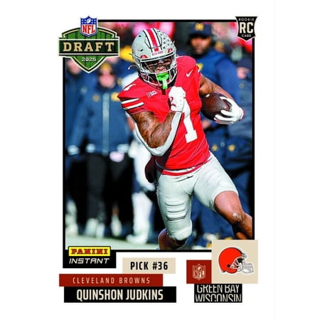NFL 2025 Instant Draft Night Football Quinshon Judkins #26 (Rookie)