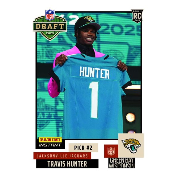 NFL 2025 Instant Draft Night Football Travis Hunter #2 (Rookie)