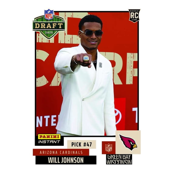NFL 2025 Instant Draft Night Football Will Johnson #11 (Rookie)