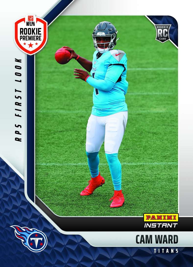 NFL 2025 Instant First Look Football Cam Ward #4 (Rookie) - Walmart.com