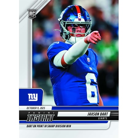 NFL 2025 Instant Football Jaxson Dart #137 [Rookie]