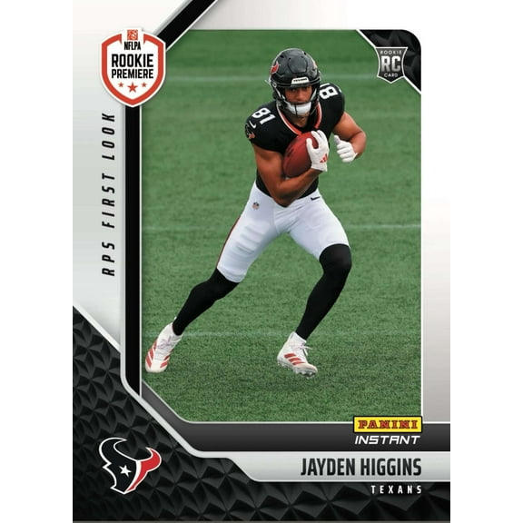 NFL 2025 Instant RPS First Look Football   Jayden Higgins RPSFL-14 (Rookie)