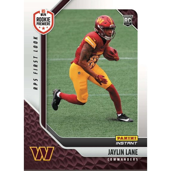 NFL 2025 Instant RPS First Look Football Jaylin Lane RPSFL-42 (Rookie)