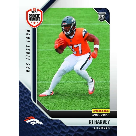 NFL 2025 Instant RPS First Look Football RJ Harvey RPSFL-28 (Rookie)