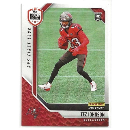 NFL 2025 Instant RPS First Look Football Tez Johnson RPSFL-34 (Rookie)
