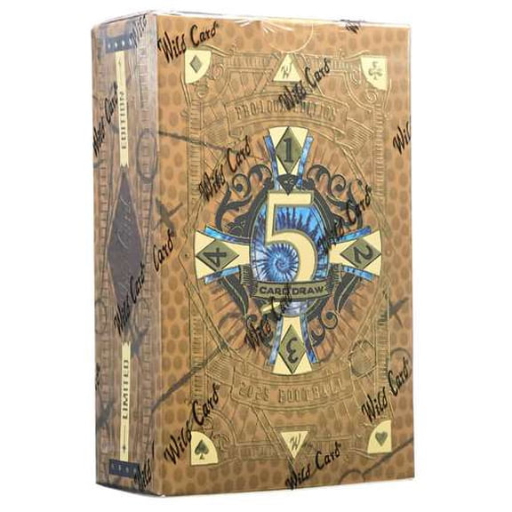 NFL 2025 Wild Card 5-Card Draw Pro-Look Edition Football Trading Card HOBBY Box
