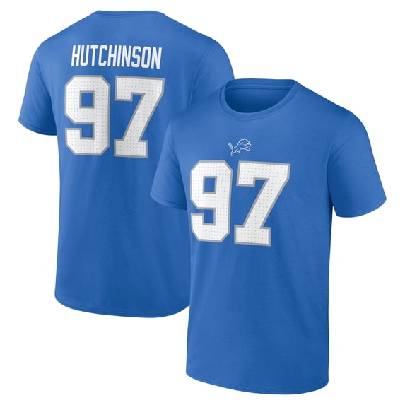 NFL Aidan Hutchinson Detroit Lions Men's Player T-Shirt