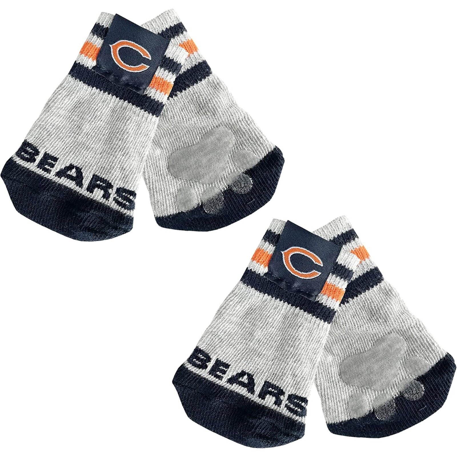 NFL Anti Slip Dog Socks with Elastic Ribbed Top Indoor/Outdoor Paw Protection