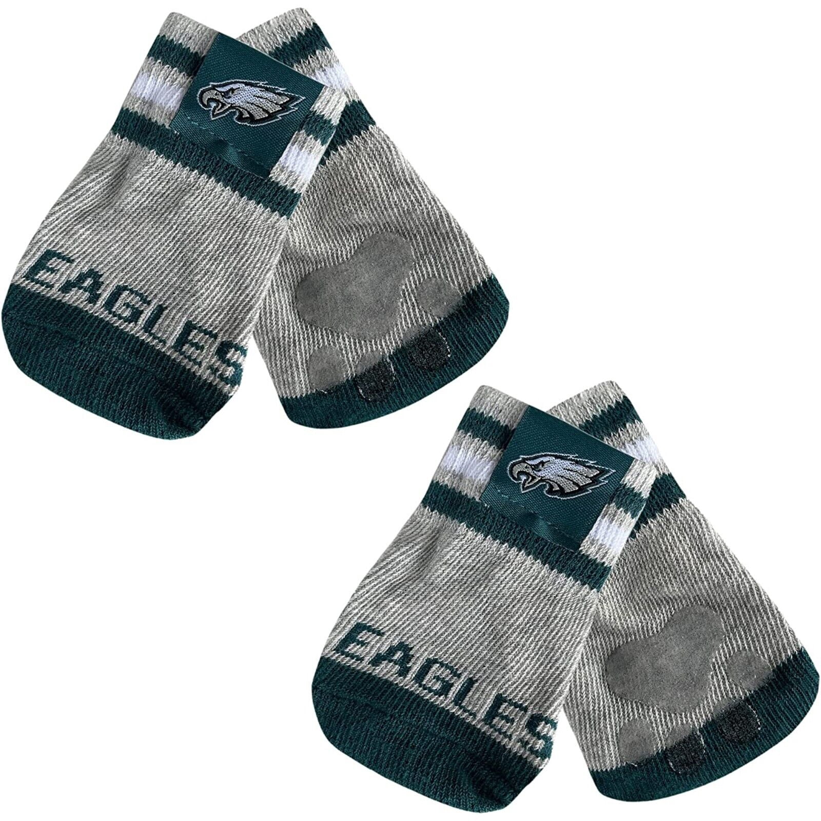 NFL Anti Slip Dog Socks with Elastic Ribbed Top Indoor/Outdoor Paw Protection