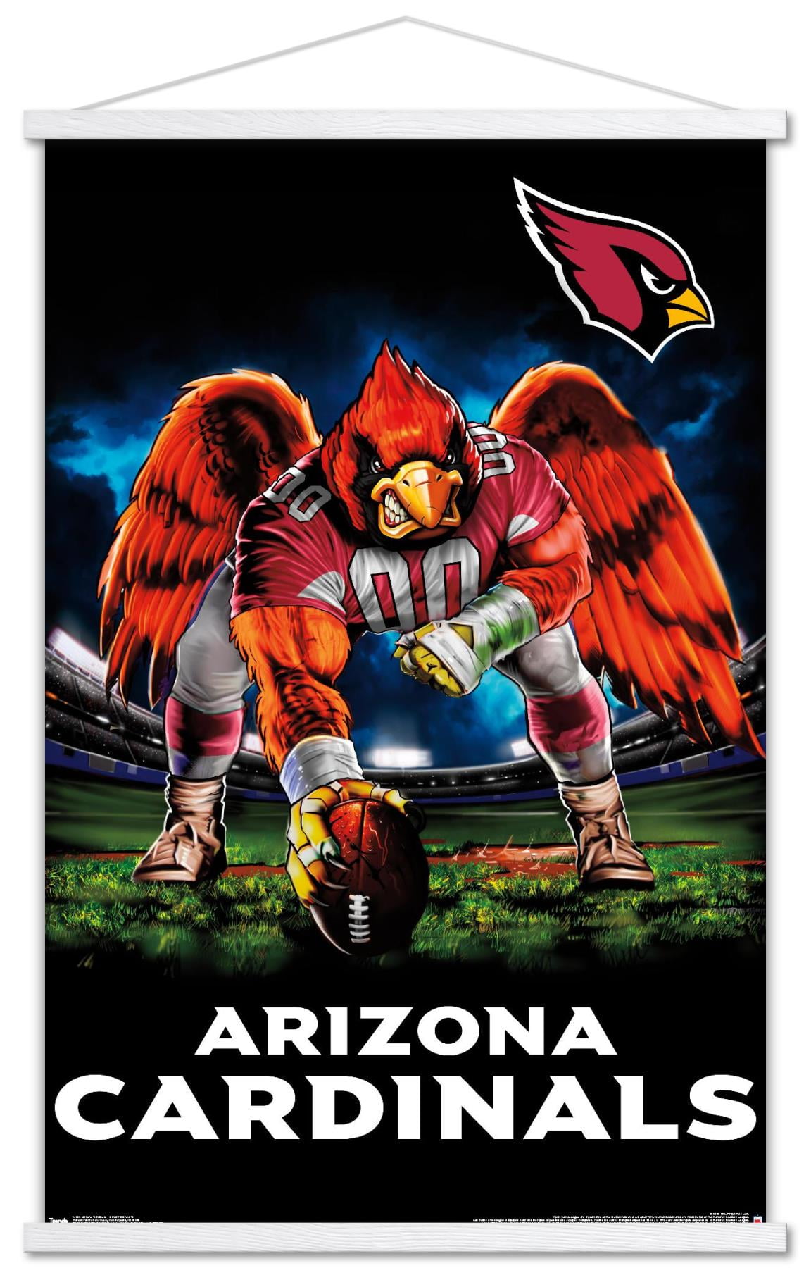 NFL Arizona Cardinals - 3 Point Stance 19 Wall Poster with Magnetic Frame,  22.375 x 34 