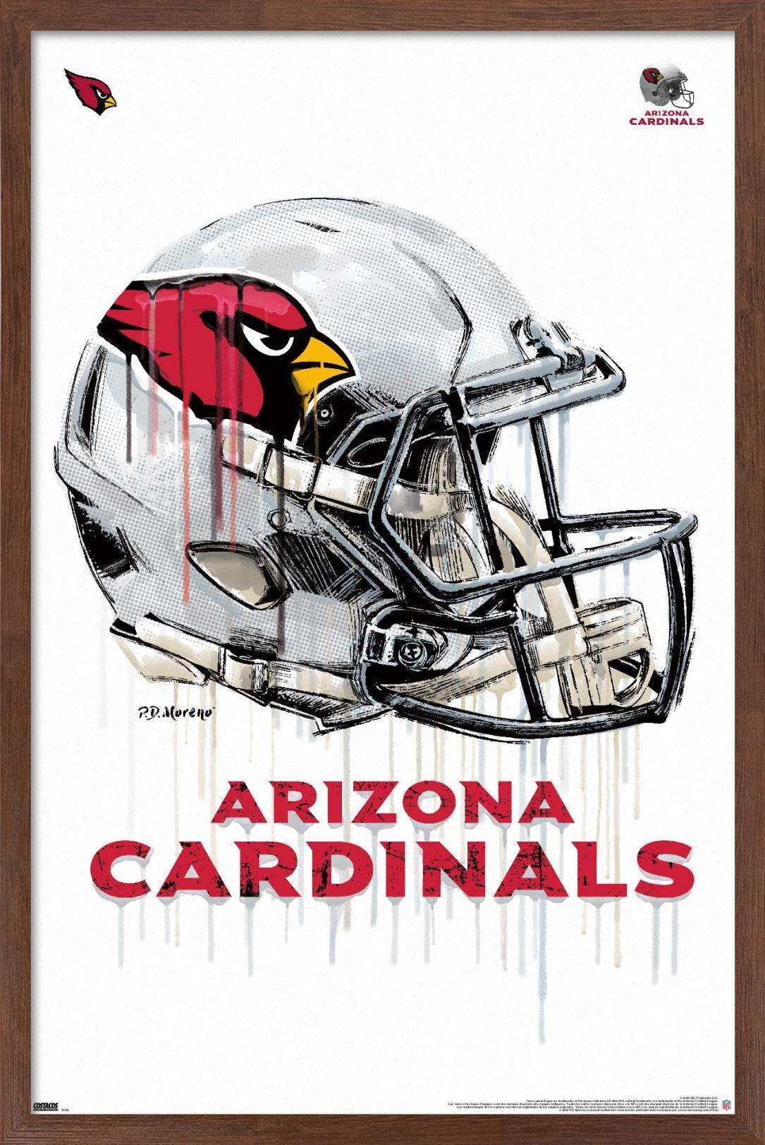 Trends International Arizona Cardinals Retro Logo Wall Poster