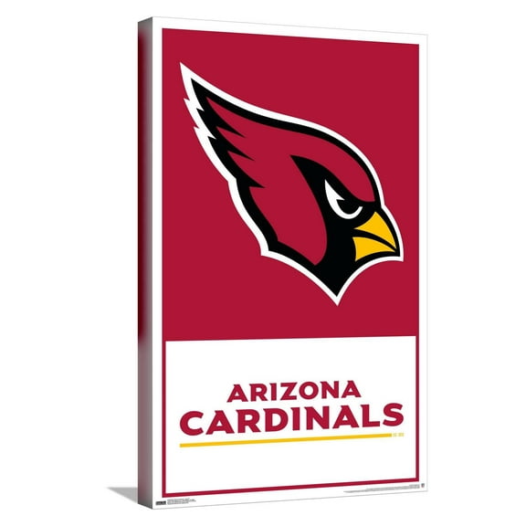 NFL Arizona Cardinals - Logo 21 Canvas Wall Poster, 14.725" x 22.375"