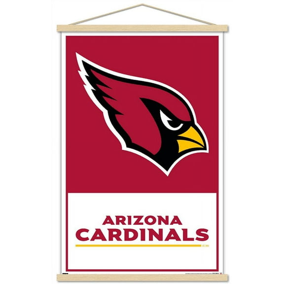 NFL Arizona Cardinals - Logo 21 Wall Poster with Magnetic Frame, 22.375" x 34"