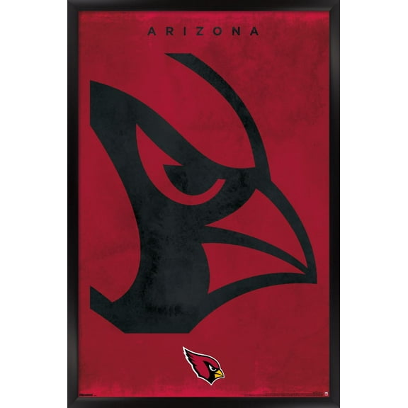 NFL Arizona Cardinals - Logo 25 Wall Poster, 22.375" x 34" Framed