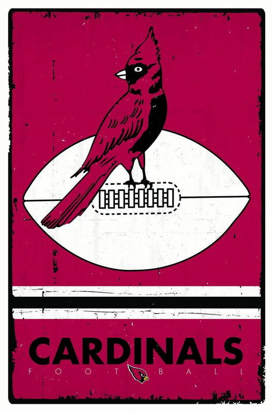 NFL Arizona Cardinals - Retro Logo 15 Wall Poster, 22.375" x 34", Framed