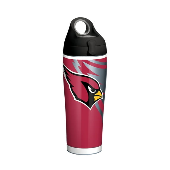 NFL Arizona Cardinals Rush 24 oz Stainless Steel Water Bottle with lid