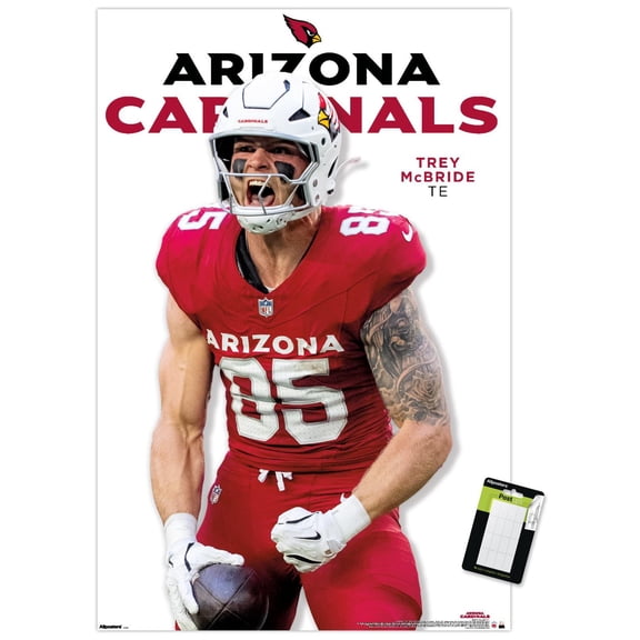 NFL Arizona Cardinals - Trey McBride Feature Series 26 Wall Poster, 22.375" x 34"