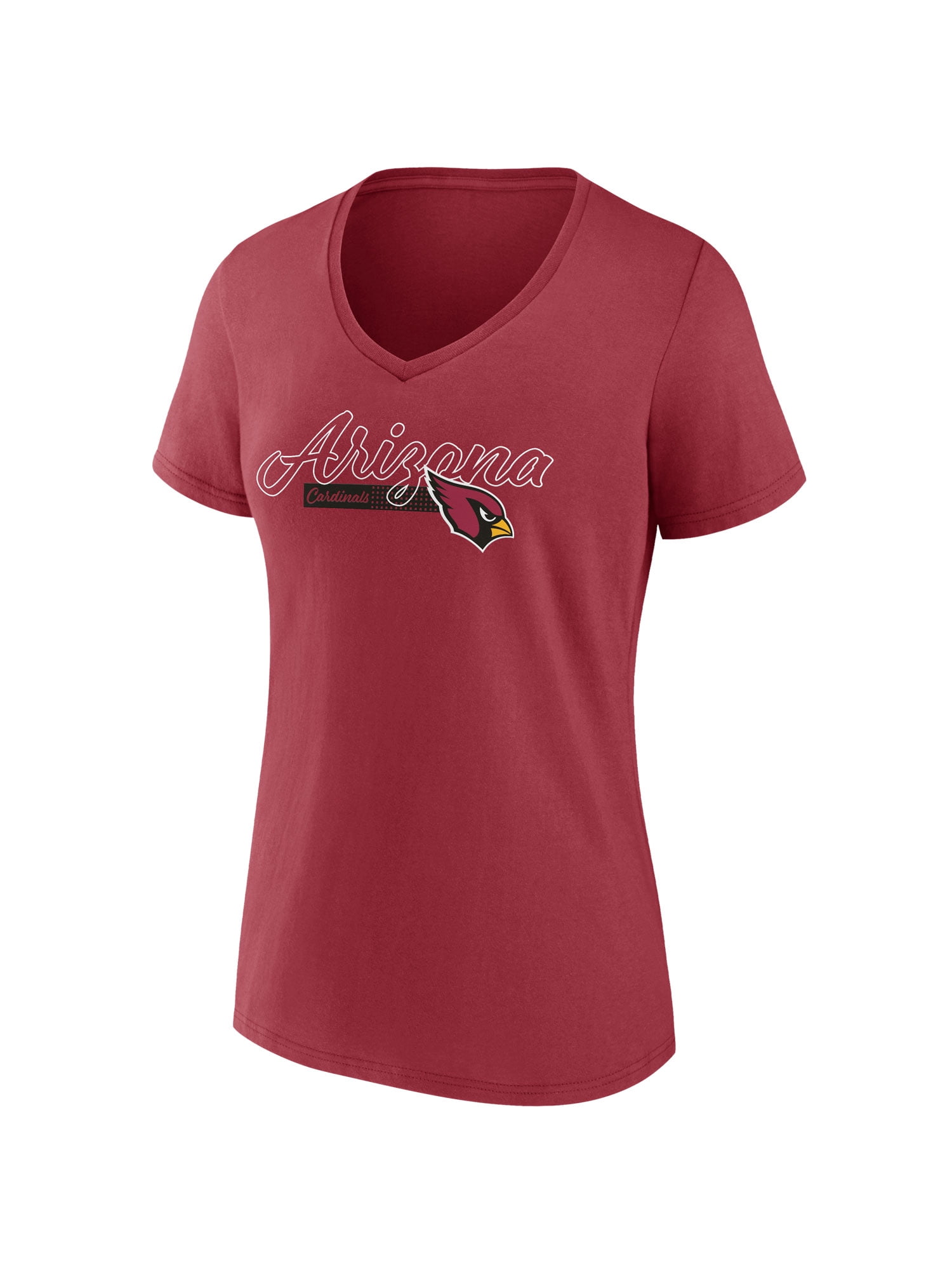 NFL Arizona Cardinals Women's Cotton Red Short Sleeve T-Shirt