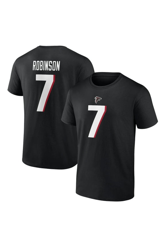 NFL Bijan Robinson Atlanta Falcons Mens Name & Number Short Sleeve Tee