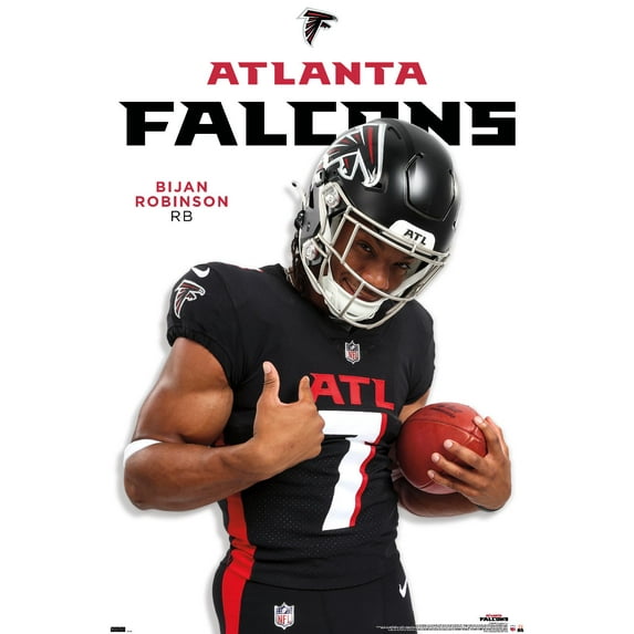 NFL Atlanta Falcons - Bijan Robinson Feature Series 24 Wall Poster, 22.375" x 34"
