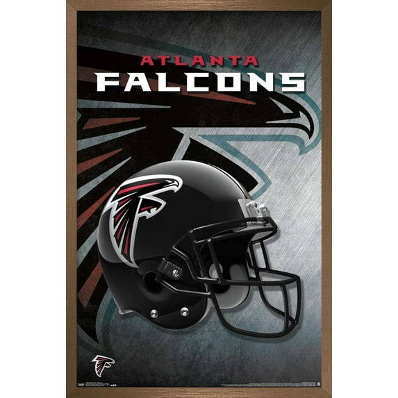 NFL Atlanta Falcons - Helmet 16 Wall Poster, 14.725" x 22.375", Framed
