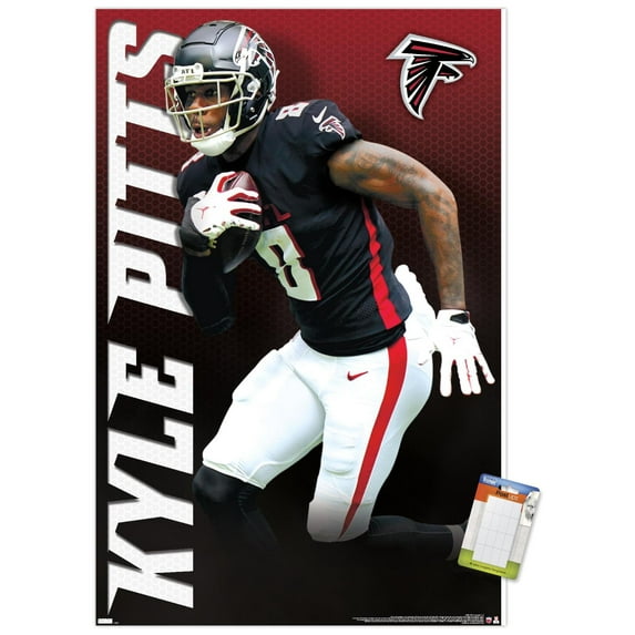 NFL Atlanta Falcons - Kyle Pitts 21 Wall Poster, 14.725" x 22.375"