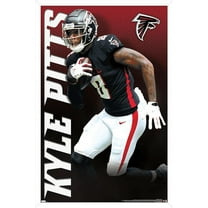 NFL Atlanta Falcons - Kyle Pitts 21 Wall Poster, 22.375" x 34", Framed