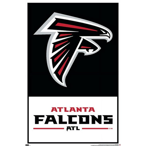 NFL Atlanta Falcons - Logo 21 Wall Poster, 22.375" x 34"