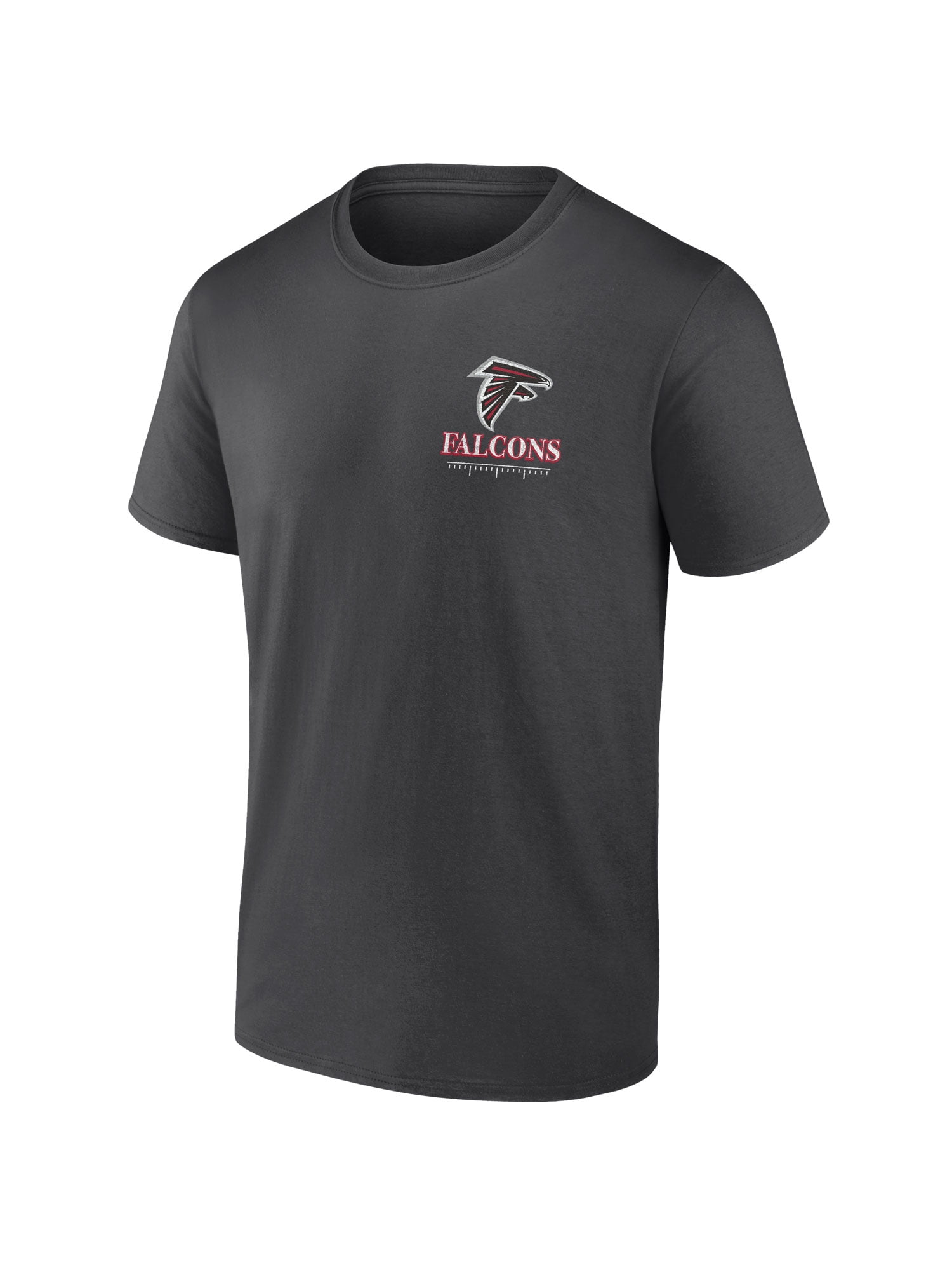 NFL Atlanta Falcons Men's Cotton Faded Black Short Sleeve T-Shirt