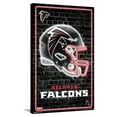 thumbnail image 1 of NFL Atlanta Falcons - Neon Helmet 23 Canvas Wall Poster, 22.375" x 34", 1 of 4