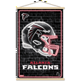 thumbnail image 1 of NFL Atlanta Falcons - Neon Helmet 23 Wall Poster with Magnetic Frame, 22.375" x 34", 1 of 5