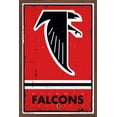 thumbnail image 1 of NFL Atlanta Falcons - Retro Logo 15 Wall Poster, 14.725" x 22.375", Framed, 1 of 5