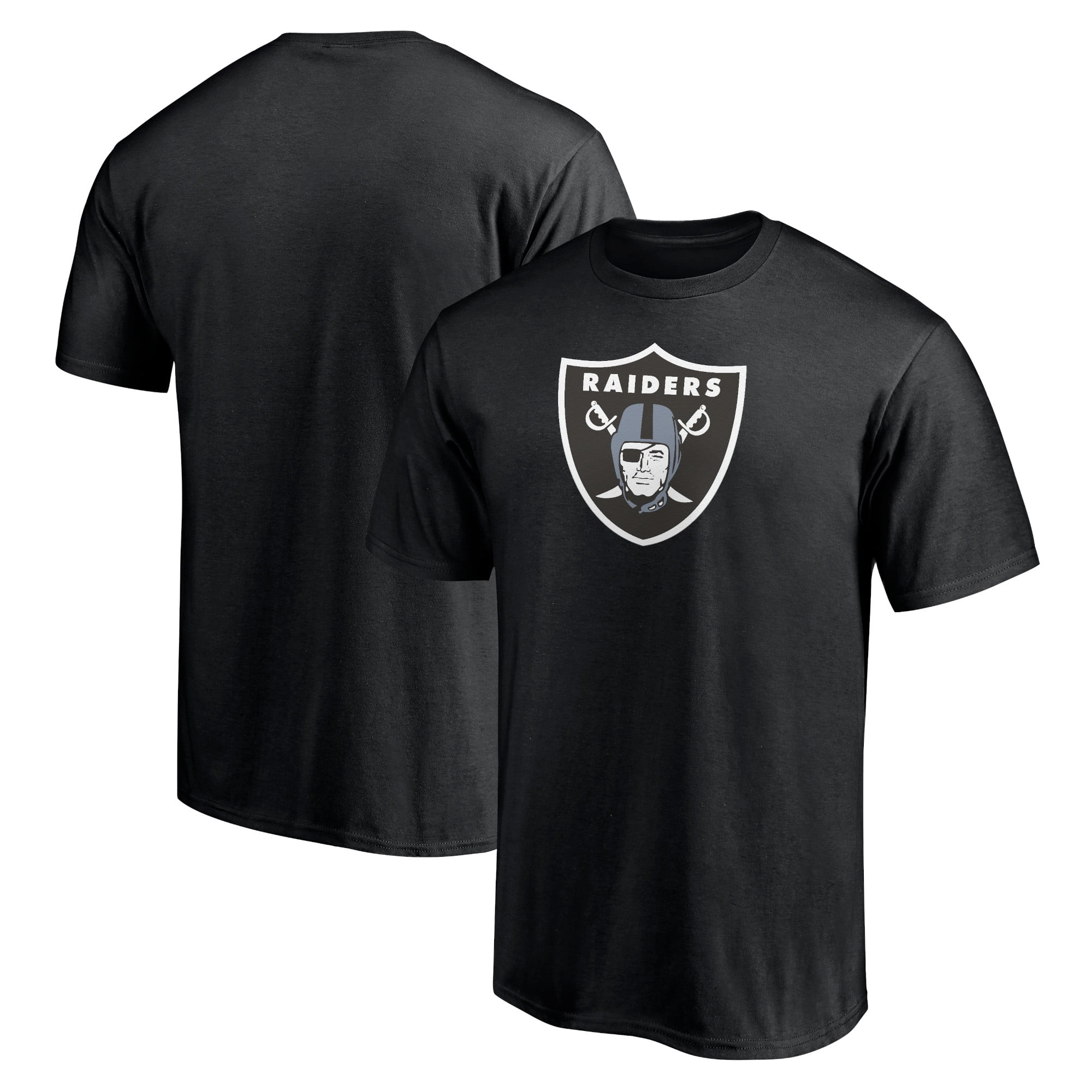Men's Fanatics Branded Black Las Vegas Raiders Primary Team Logo T