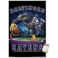 thumbnail image 1 of NFL Baltimore Ravens - End Zone 17 Wall Poster, 22.375" x 34", 1 of 5