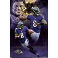 thumbnail image 1 of NFL Baltimore Ravens - Lamar Jackson 20 Wall Poster, 14.725" x 22.375", 1 of 4
