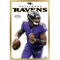 thumbnail image 1 of NFL Baltimore Ravens - Lamar Jackson Feature Series 23 Wall Poster, 22.375" x 34" Framed, 1 of 5