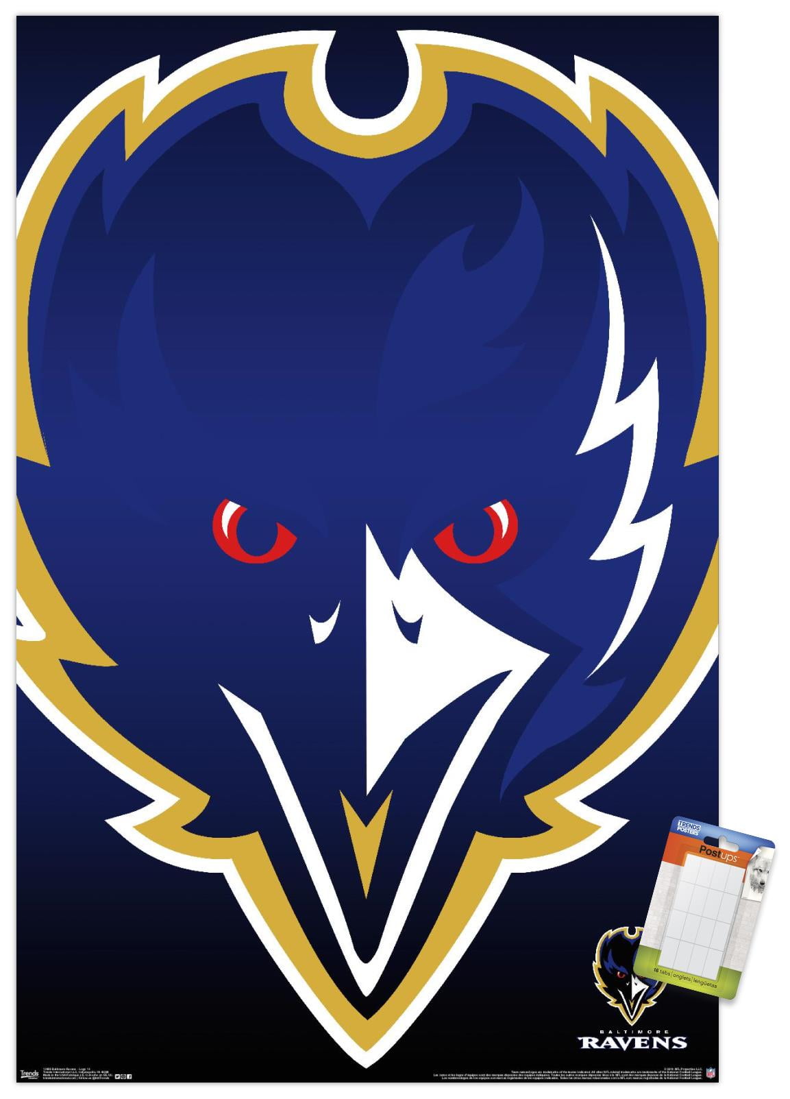 NFL Baltimore Ravens - Logo 14 Wall Poster, 22.375 x 34 
