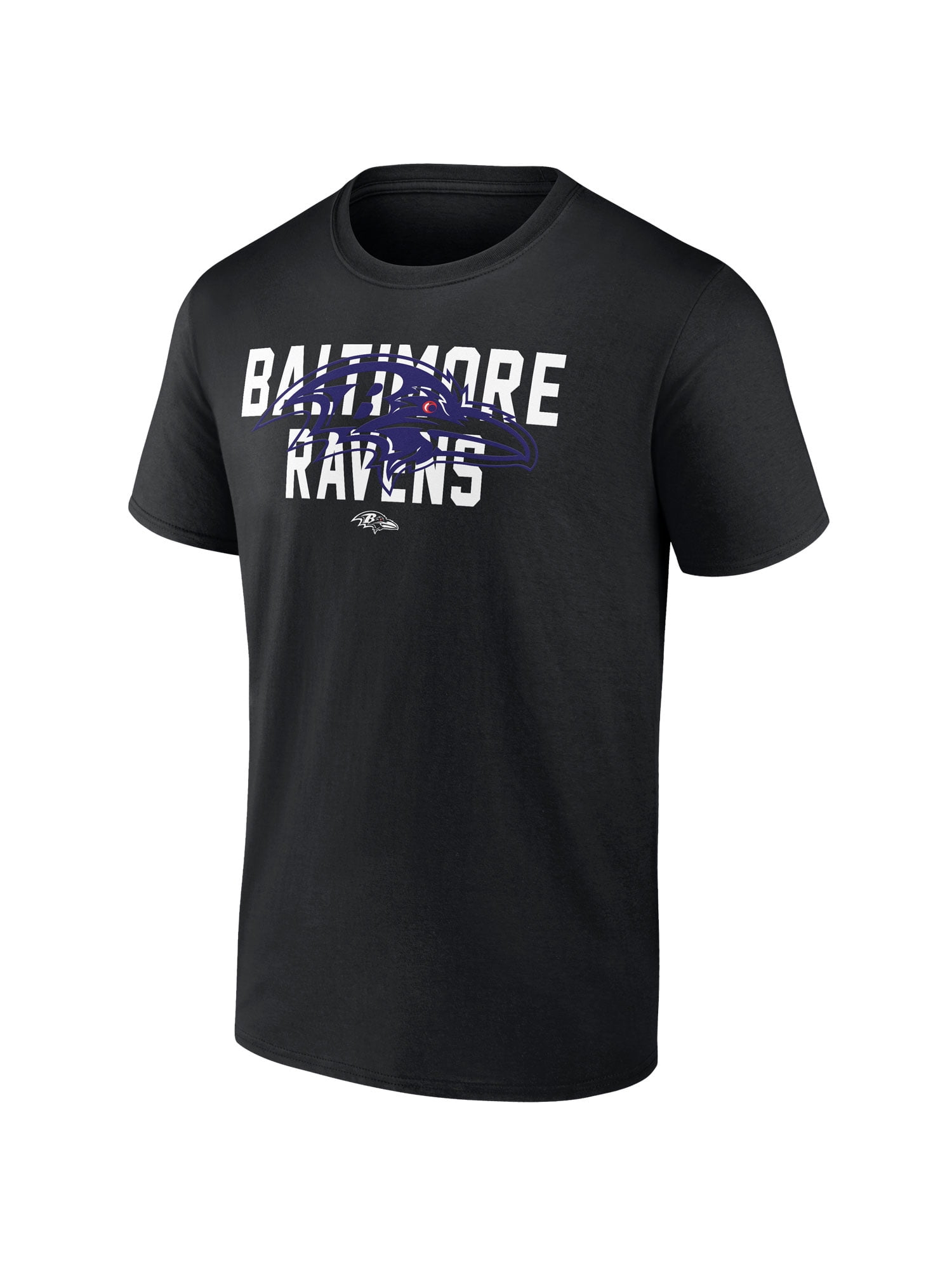 NFL Baltimore Ravens Men's Cotton Black Short Sleeve T-Shirt