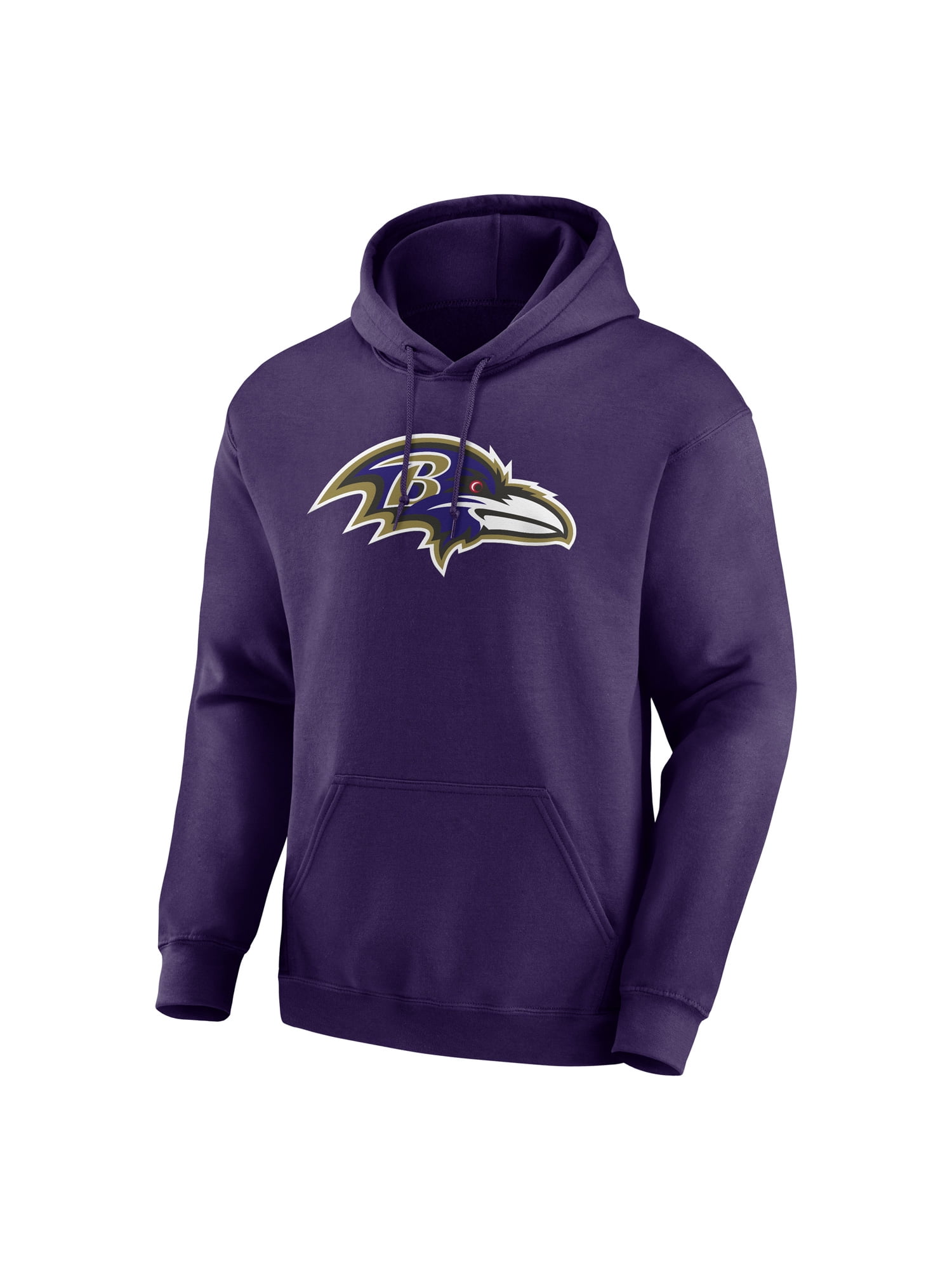 NFL Baltimore Ravens Men's Cotton Purple Long Sleeve Fleece Hoodie