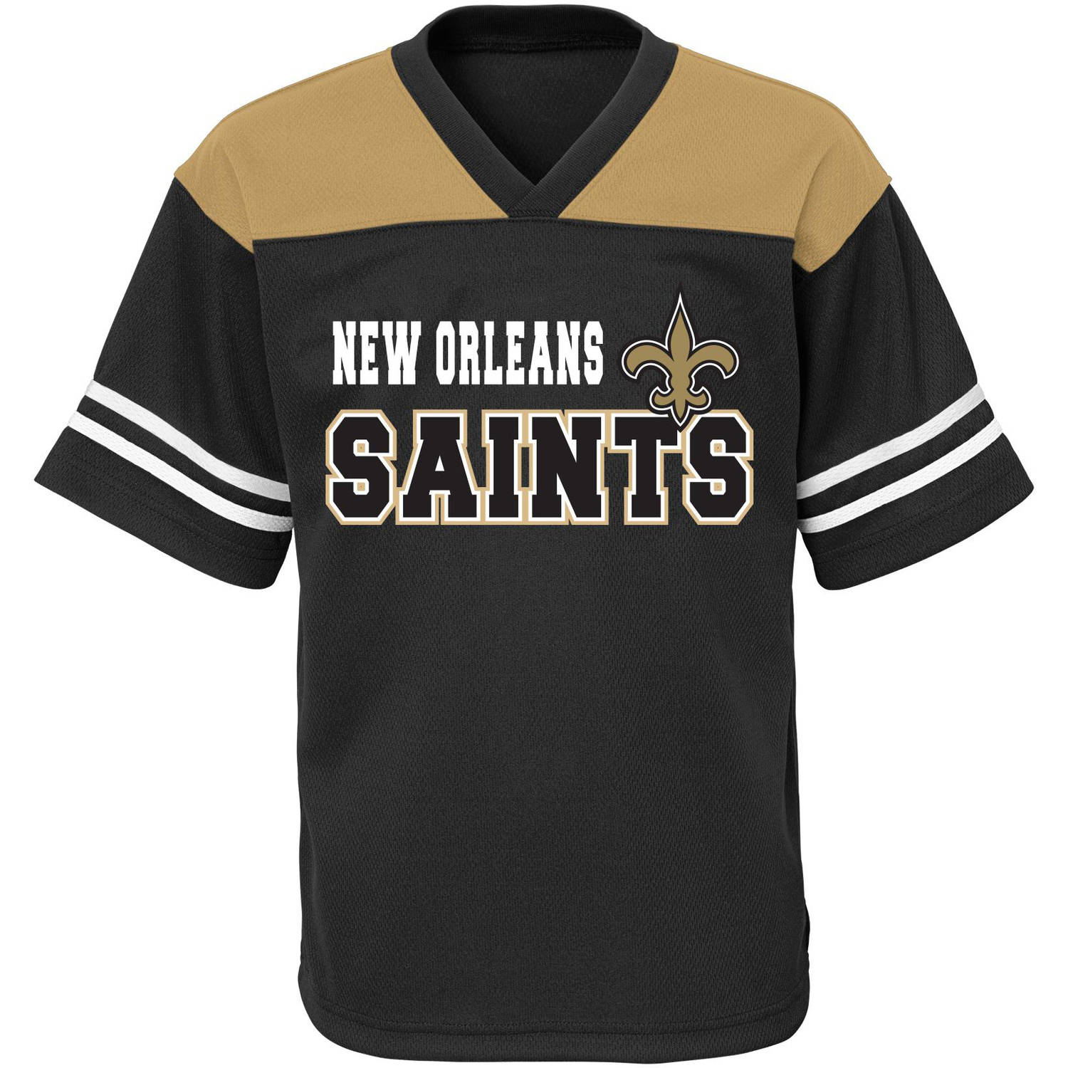 NFL Boys' New Orleans Saints Short Sleeve Mesh Team Top - image 1 of 1
