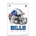 thumbnail image 1 of NFL Buffalo Bills - Drip Helmet 20 Wall Poster with Magnetic Frame, 22.375" x 34", 1 of 6