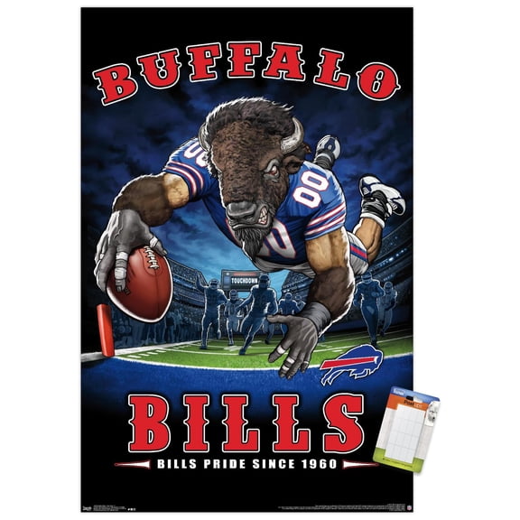 NFL Buffalo Bills - End Zone 17 Wall Poster, 22.375" x 34"