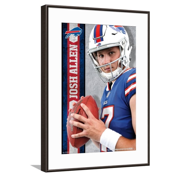 NFL Buffalo Bills - Josh Allen 18 Canvas Wall Poster, 14.725" x 22.375"