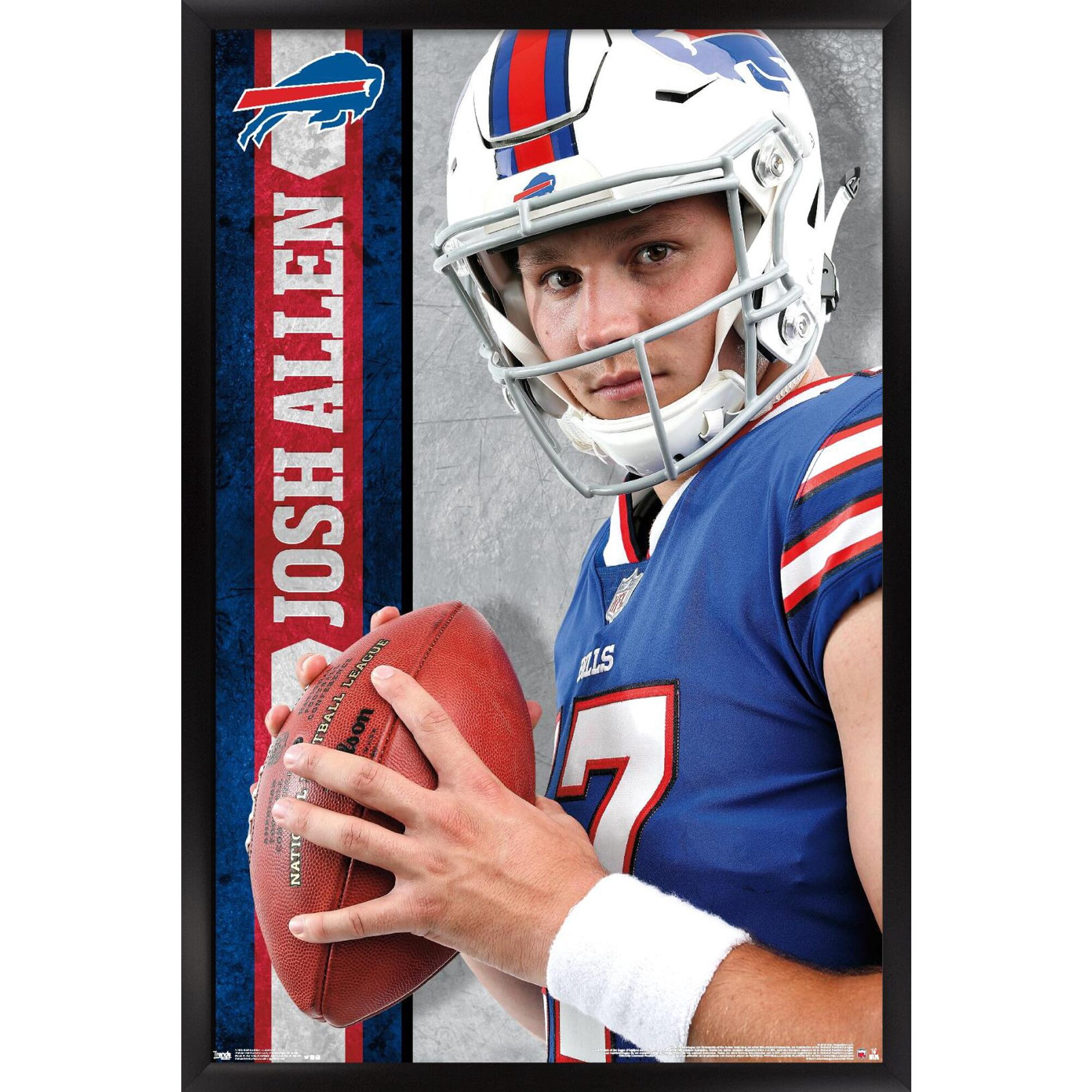 NFL Buffalo Bills - Josh Allen 18 Wall Poster, 22.375" x 34", Framed