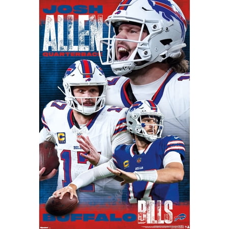 NFL Buffalo Bills - Josh Allen 26 Wall Poster, 22.375" x 34"
